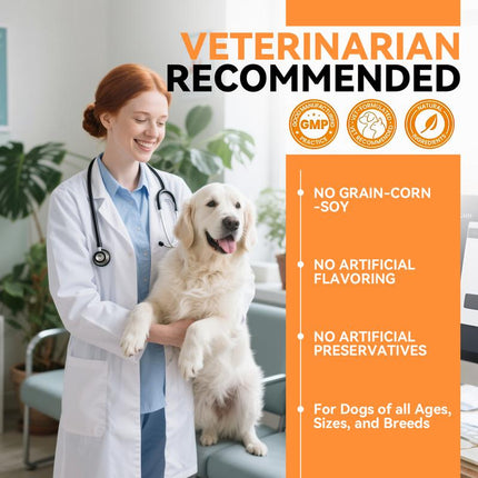 Glucosamine for Dogs Hip and Joint Supplement Chews, Chondroitin Joint Supplement for Dogs, Joint Chews for Dog, Dog Supplement for Joint Pain Relief