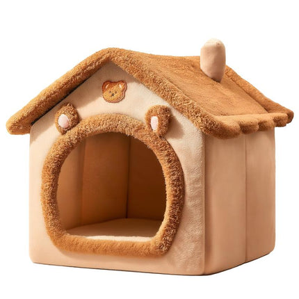Modern Cat Houses and Condos - 1 Removable and Washable Pet Bed, Soft and Cozy Kitten and Puppy Den Nests, No Complicated Assembly Required!