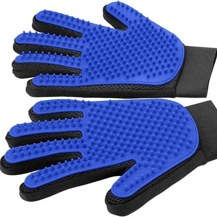 A+Pet Hair Remover Glove - Gentle Pet Grooming Glove Brush - Deshedding Glove - Massage Mitt with Enhanced Five Finger Design - Perfect for Dogs & Cats with Long & Short Fur - 1 Pack (Right-Hand), Removal Cleaning Tools