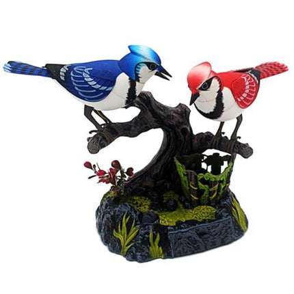 Electronic Bird Toys Electric Animal Pets Move Chirp Home Office Decor Decoration Gifts