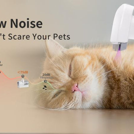 Pet Groomer 7-In-1 Grooming Vacuum for Dogs & Cats with Multi-Pack Attachments for Shedding Grooming and Pet Care Effortless Grooming & Vacuuming 6 Precise Guide Combs Low Noise Design