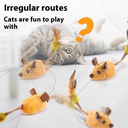 Rechargeable Mouse Toy Sensing Toy Simulation Mouse Animal Electric Smart Mouse Toy Teasing Cat Toy Cat Toys Crazy Cat Toy Gifts for Cats Money Saving Toy Cute Cat Toys Gravity Ball Cat Ball Interactive Cat Toy