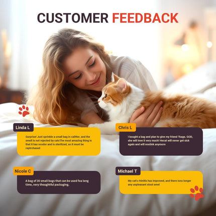 Cat Companion Odor Eliminator - Healthy Cat with Effective Odor Control, Non-Irritating, Safe & Fresh Air, Innovative Technology Cat Enzyme Cleaner