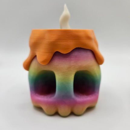 Halloween Pocket Pet Pack with 3D Printed Skull Container & 10 Random Halloween Themed Mini Pets for Desk Toys Party Favors and Classroom Gifts - Vampire