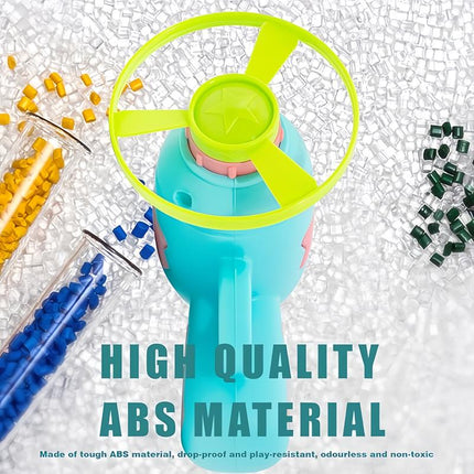 6 Pcs Cat Fetch Toy Set Launcher Gun, Flying Disc Toy, Cat Track Toy for Cat Training Hunting Chasing Interactive Cat Toys for Bored Indoor, Cute Kitten Kitty Toys, Flying Propellers for Dog and Puppy Toy Pet Supplies Cat Toys, Cat Stuff Outdoorfun