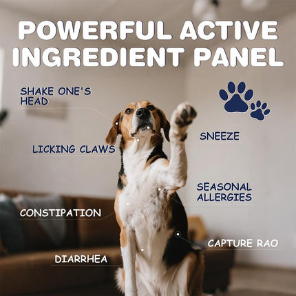 Probiotics for Dogs&Cats,Digestive Enzymes for Gut Flora, Digestive Health, Diarrhea & Bowel Support,Dog&Cat Supplement Soft Chew for Pet Immune System