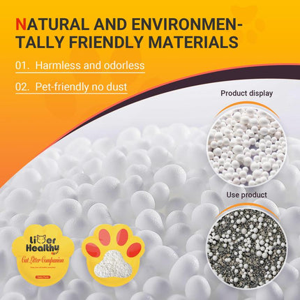 Cat Companion Odor Eliminator - Healthy Cat with Effective Odor Control, Non-Irritating, Safe & Fresh Air, Innovative Technology Cat Enzyme Cleaner