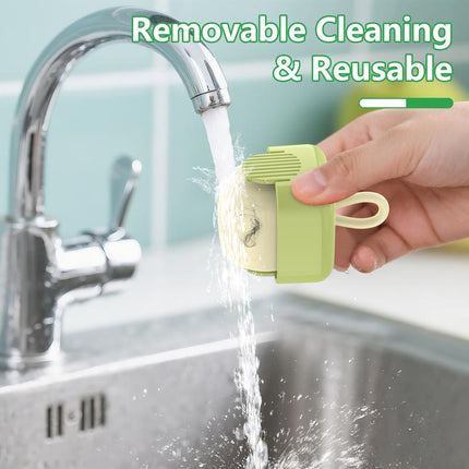 2-Pack Mini Lint Roller, Washable Sticky Roller Reusable Lint Remover Portable Pet Hair Remover for Clothes,Travel Household