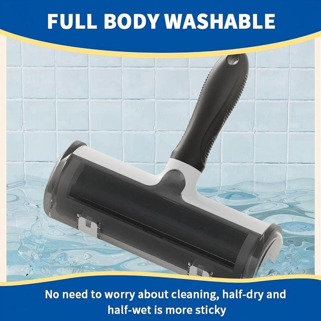 XG-TECH Roller Pet Hair Remover and Reusable Lint Roller - Cat and Dog Hair Remover for Furniture, Couch, Carpet, Clothing and Bedding - Portable, Multi-Surface Fur Removal Brush Tool