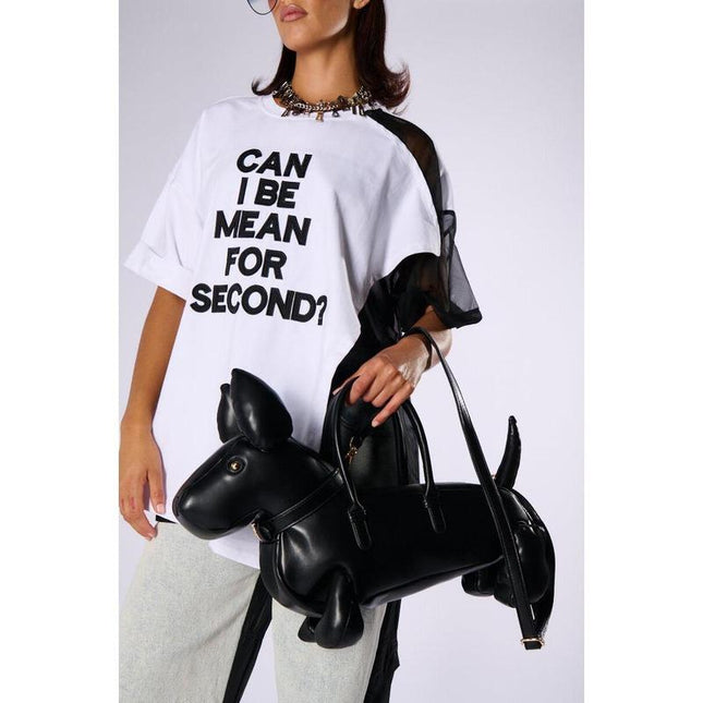 BARK BACK PU DOG PURSE