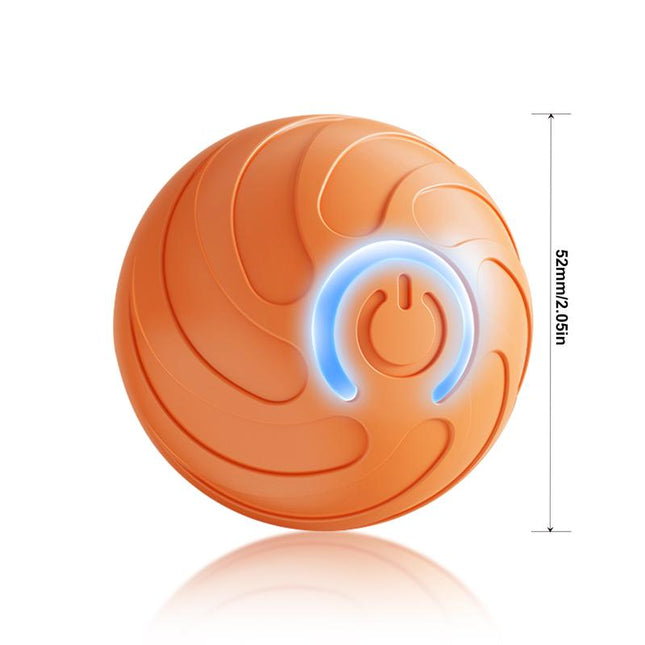 Stream Intelligent Interactive Dog Ball with Vibrating and Jumping Functions, Automatic Sports Bouncing Ball Toy, Suitable for Small/Large Dogs, Durable and Resistant Chewing Design, USB Rechargeable