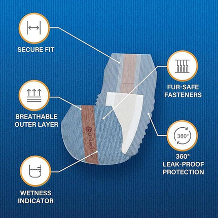 Honeycare Disposable Male Wraps for Senior Dogs, Medium Size, 40 Count, Super Absorbent, Breathable, Wetness Indicator, Super Deodorization, Cute Suit Suspenders Design