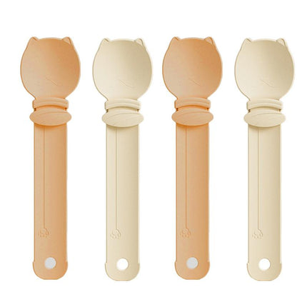 4 Pack Cat Strip Feeder Spoon Cat Wet Treats Dispense Spoon, Cat Stripe Squeeze Spoon, Pet Supplies Cat Food Spoon for Cat Liquid Snack Lickable Cat Feedingcat Bar Squeeze Spoon | | Multifunctional Lickable Wet Cat Treat Dispenser Spoon for Cats