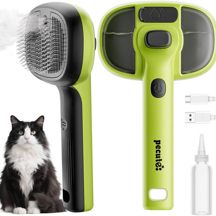 Pecute Pet Fur Removal Brush for Cat/Dog – Deshedding & Grooming Tool