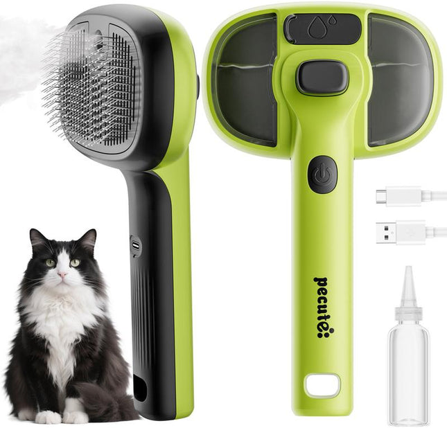 Pecute Pet Fur Removal Brush for Cat/Dog – Deshedding & Grooming Tool