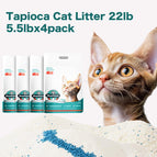 5.5Lb*4 22Lb Tapioca Cat Litter