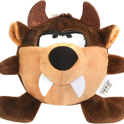 for Pets Brown Tasmanian Devil Taz Ball Body Plush Dog Toy for All Dogs | Squeak Toy for Dogs | Cartoon Character Soft Plush Stuffed Dog Toy 3.9 Inch