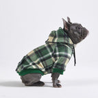 Green Plaid Hoodie / S