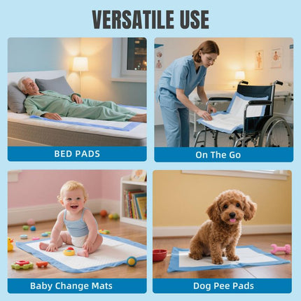 Goofypet 30" X 36" Training Pad, 40 Count Dog Pee Pads, Doggie Pads, Disposable Puppy Pee Pads