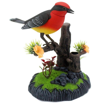 Electronic Bird Toys Electric Animal Pets Move Chirp Home Office Decor Decoration Gifts