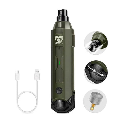 Newest Dog Nail Grinder - Enhanced Pet Nail Grinder Super Quiet Electric Rechargeable Dog Nail Trimmer for Small Medium Large Dogs
