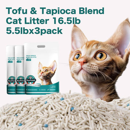 Tapioca Cat Litter, Tofu Cat Litter, Kitty Litter,Odor Control Quick Clumping Low Dust ,Kitten Litter,Smart Litter Boxes Cat Litter,A Ideal Partner for Automatic Litter Boxes,Cassava Cat Litter,Flushable Cat Litter,