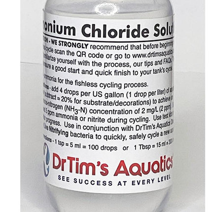 Drtim'S Aquatics Ammonium Chloride for Fishless Cycling a New Freshwater or Marine Aquarium