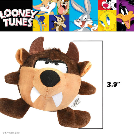 for Pets Brown Tasmanian Devil Taz Ball Body Plush Dog Toy for All Dogs | Squeak Toy for Dogs | Cartoon Character Soft Plush Stuffed Dog Toy 3.9 Inch