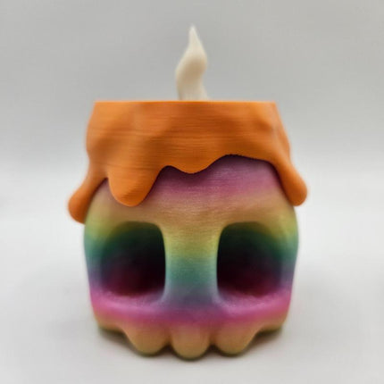 Halloween Pocket Pet Pack with 3D Printed Skull Container & 10 Random Halloween Themed Mini Pets for Desk Toys Party Favors and Classroom Gifts - Vampire