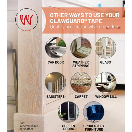 CLAWGUARD: Protection Tape Roll with Dispenser - Shield from Scratching