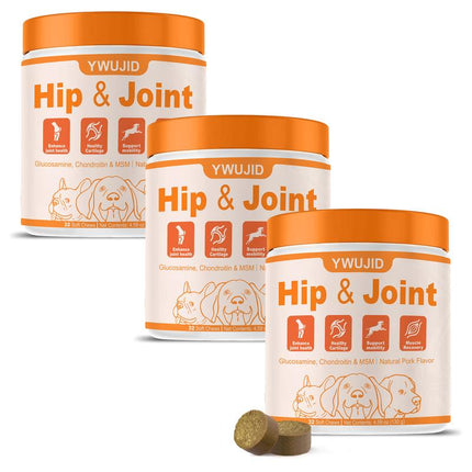 Glucosamine for Dogs Hip and Joint Supplement Chews, Chondroitin Joint Supplement for Dogs, Joint Chews for Dog, Dog Supplement for Joint Pain Relief